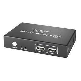 NEXT 2對1 USB HDMI KVM切換器 無電源雙顯示器, NEXT-7102KVM-4K