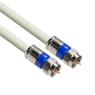 마하링크 고급형 RF 안테나 화이트 5C 동축 케이블 50m, CP-1106, 1개