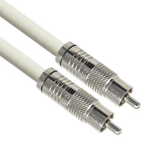 마하링크 국산 RCA 5C 동축 케이블 화이트 15m, CP-1158, 1개