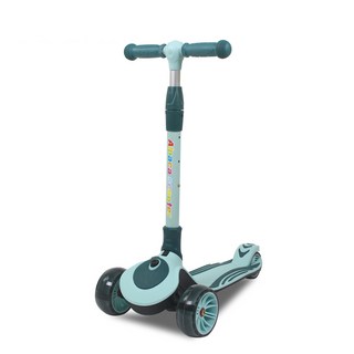 알파카 크레용 접이식 아동용 킥보드 리미티드 에디션, 리프그린, 1개