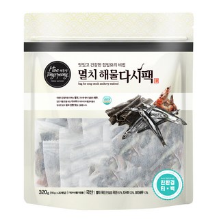 해통령 멸치 해물다시팩, 320g, 1개