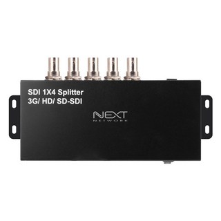 넥스트유 1대4 SDI 스플리터 CCTV 영상 분배기 NEXT-SDI0104SP, 혼합색상, 1개