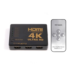 넥스트유 5대1 HDMI 선택기 UHD 4K 사용 모습