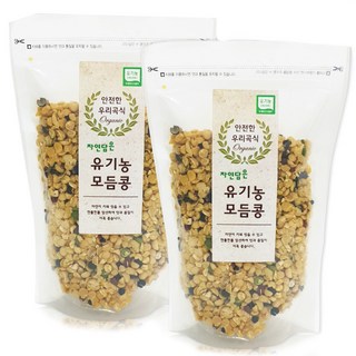 푸른들판 유기농 영양모듬콩, 500g, 2개