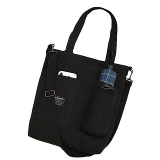 JH Company 休閒設計2WAY單肩包, 黑色
