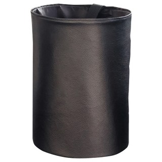 제이엔터프라이스 접이식 자동차 방수 휴지통, 블랙, 1개
