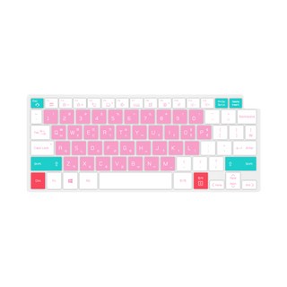 카라스 삼성 노트북9 Always 15 NT901X5N / NT900X5Y 스윗캔디 다색 글자 키스킨 타공, 핑크, 1개