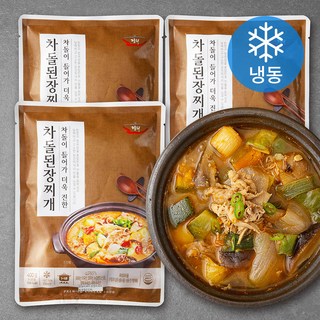 장터 차돌된장찌개 (냉동), 400g, 3개