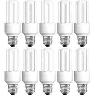 오스람 삼파장 램프 E26 Duluxstar 20W, 주광색, 10개