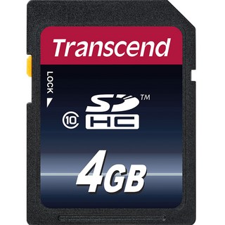 트랜센드 SDHC CLASS10 메모리카드 TS4GSDHC10 4GB 1개 상품 이미지