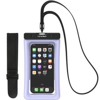 로랜텍 IPX8등급 스마트폰 방수팩 4중 잠금 스포츠 암밴드 넥스트랩, 블루, 1개