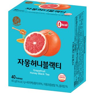 우리차 자몽허니 블랙티, 1g, 40개입, 1개