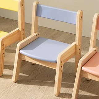 야마토야 노스타3 원목 높이조절 유아의자, 블루, 1개