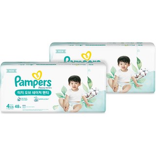 팸퍼스 터치 오브 네이처 팬티형 기저귀 아동공용, 4단계, 96매