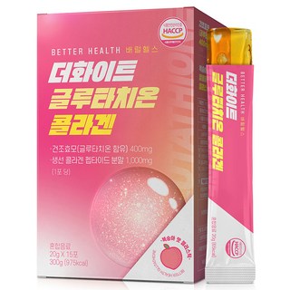 Better health 穀胱甘肽膠原蛋白果凍條隨身包 桃子口味, 300克, 1個