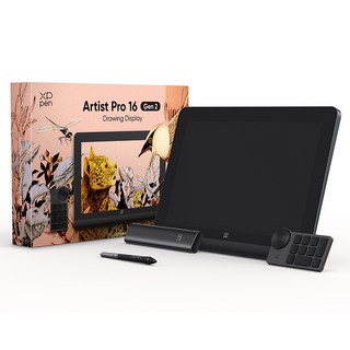 엑스피펜 Artist Pro 16 2세대 액정타블렛 세트 MD160QH, 블랙 + 그레이