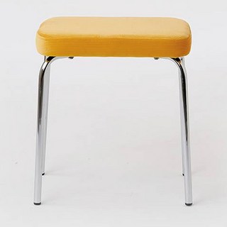 룸앤홈 더블린 크롬스툴, 치즈, 1개