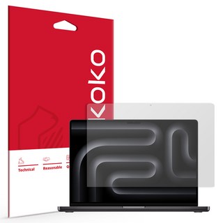 스코코 맥북 프로 16 M3 Pro / Max 지문방지 저반사 액정보호필름, 1세트