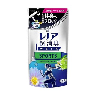 Lenor 蘭諾 1WEEK 超強除臭衣物柔軟精補充包 運動服專用, 380ml, 1包