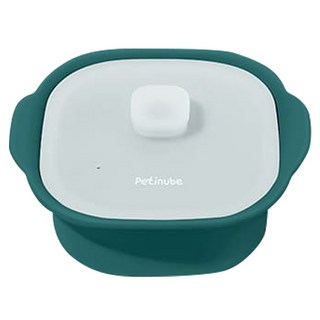 쁘띠누베 국내 제조 실리콘 이유식 멀티 찜기 900ml, 단품, 1개, 브리즈블루 그린