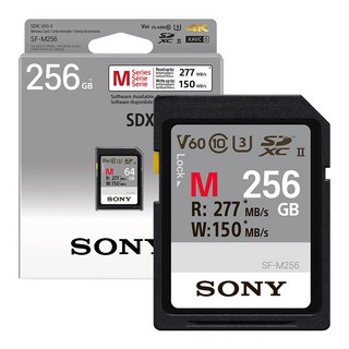 소니 SDXC M Class10 UHS-II U3 V60 메모리카드