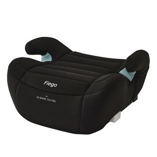 Fiego ISOFIX兒童攜帶式增高椅, 黑色