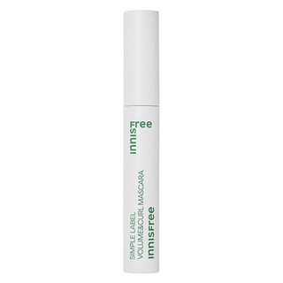 INNISFREE Simple Label Volume & Curl 睫毛膏, 7.5g, 豐盈捲翹, 1支