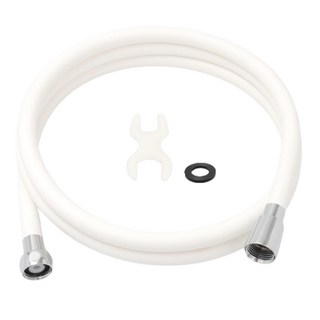 제일바스 물때방지 PVC 샤워호스, 2m, 화이트