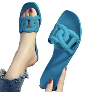 실버스 여성용 더블 체인 와트 슬리퍼 SV066