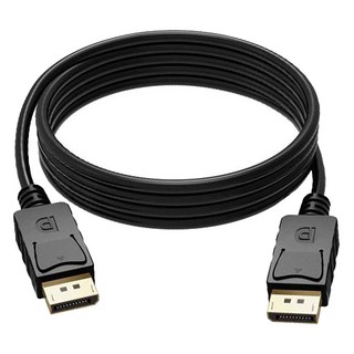 UniSync DisplayPort 公對公鍍金傳輸線, 黑/3M, 1條