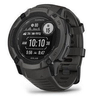 가민 Instinct 2X Solar 아웃도어 GPS 스마트워치, 그라파이트, 50mm