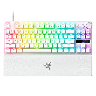 레이저 Huntsman V3 Pro TKL White US, 화이트, RZ03-0498, 제조사축