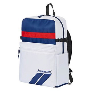 가와사키 배드민턴 스포츠 백팩 K1G00-A8211, WHITE, 1개