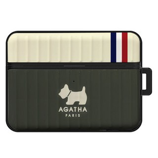 AGATHA 璦嘉莎 基本版 AirPods Pro 2 鎧甲殼, 1個, 單品, 深羽衣甘藍和米色