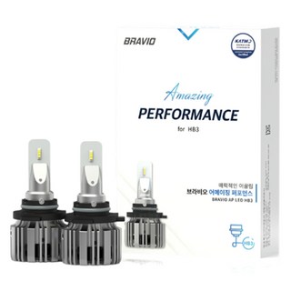 브라비오 어메이징 퍼포먼스 HB3 자동차 LED 전조등 세트, 1세트, 9005