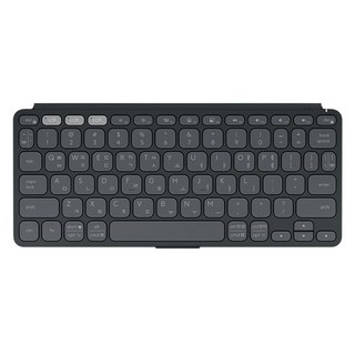 로지텍 울트라 슬림 휴대용 팬터그래프키 키보드, 그래파이트, KEYS-TO-GO 2, 제조사축