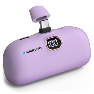 블라우풍트 5000mAh 퍼플 LED 보조배터리 BLP-PB614P 블라우풍트헤드셋 블라우풍트 5000mAh 퍼플 LED 보조배터리 BLP-PB614P 블라우풍트헤드셋