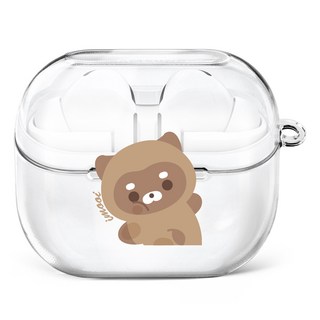 Imooi Nook 透明鑰匙圈耳機盒, 千布貝貝, 1個, Galaxy Buds 3 / Buds 3 Pro