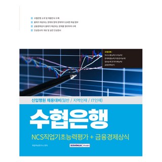 수협은행 NCS직업기초능력평가 + 금융경제상식, 서원각