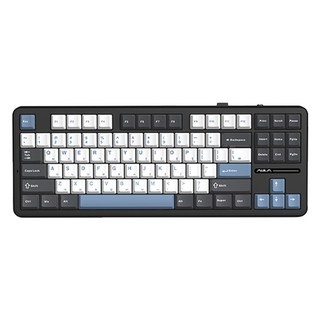 AULA 독거미 유무선 한글 LEOBOG V4 펀키스 기계식 키보드, 인디고 블랙, F87Pro, 황축