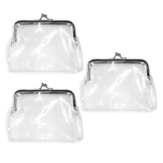 모나코올리브 클리어 동전지갑 파우치 대형