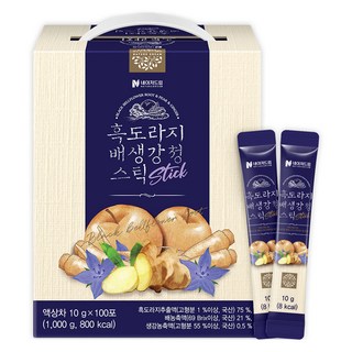 네이처드림 흑도라지 생강청 스틱 100개입, 1kg, 1개 배도라지청 네이처드림 흑도라지 생강청 스틱 100개입, 1kg, 1개 배도라지청