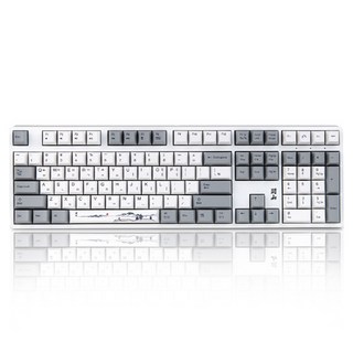 덱 헤슘 한산 화이트에디션 PBT 넌LED