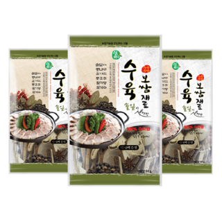 수육 보쌈재료, 3개, 60g