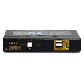 2:1 KVM USB HDMI v2.0 4K 60Hz用一個控制台控制2台電腦切換器集線器, NEXT-8202KVM-KP, 1個