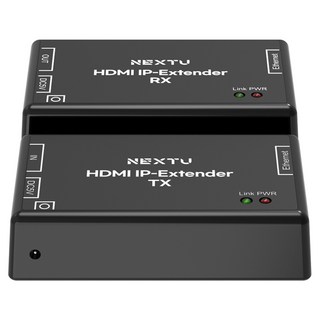 넥스트유 리아닉 HDMI N대N IP매칭 리피터 송수신기 세트 NEXTU-990HDC-IP, 1개