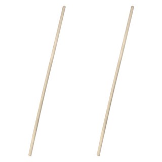 월드크린 고급 나무 봉 자루 120cm, 2개