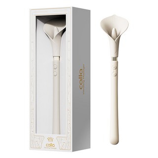 잘로 칼라 여성용 성인용품 진동기 + 더할수 마사지젤 100ml 세트, 1세트, 아이보리 화이트 대표 이미지 - 여자 반려기구 추천