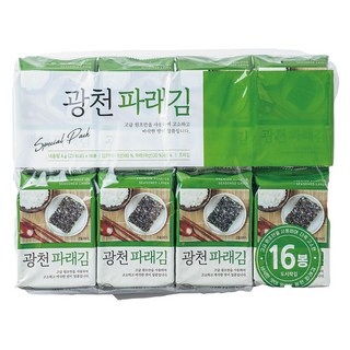 광천 파래김 16p, 64g, 1개