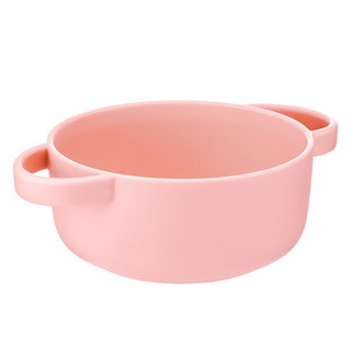 에디슨 에코젠 논슬립 대접, 핑크, 1개